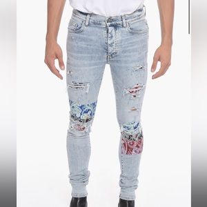 Amiri patch skinny jean